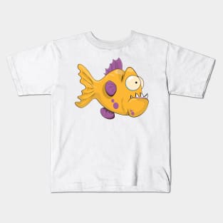 piranha Fish Kids T-Shirt